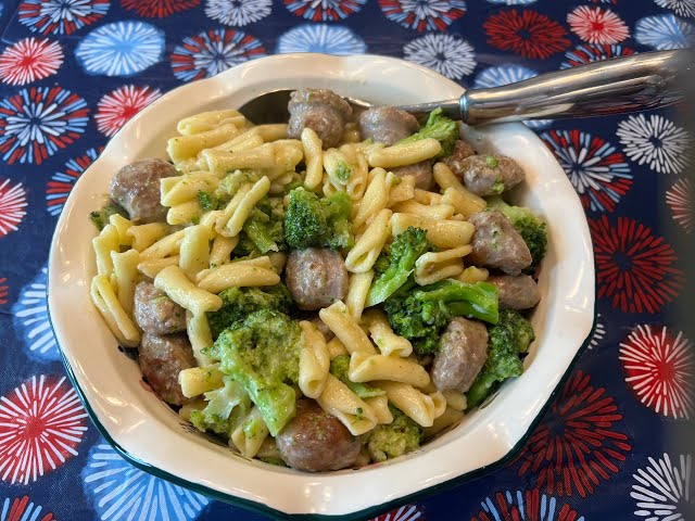 Broccoli and Sausage Cavatelli