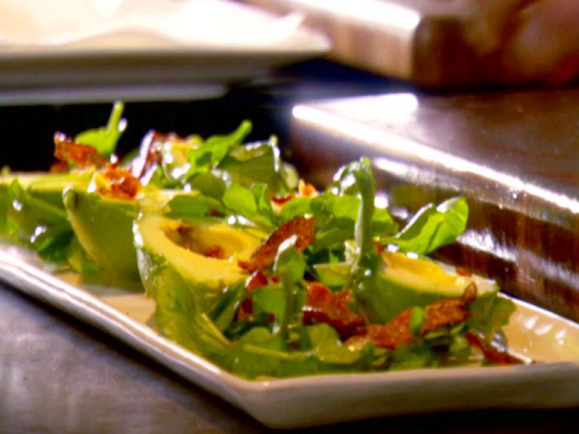 Avocado Salad with Lemon, Bacon and Watercress