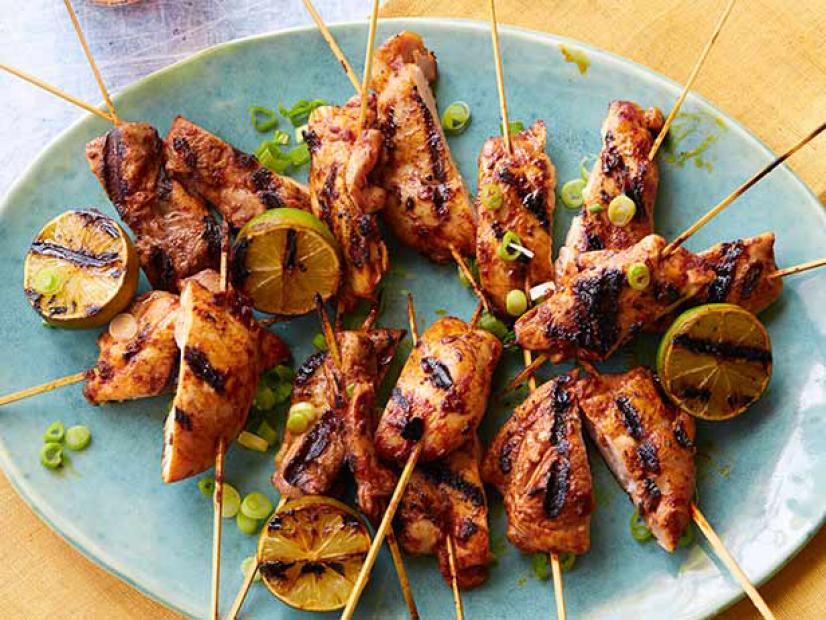 Grilled Yucatan Chicken Skewers