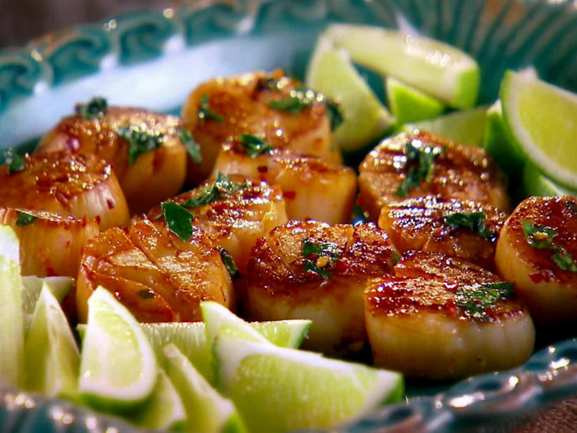 Cilantro Scallops