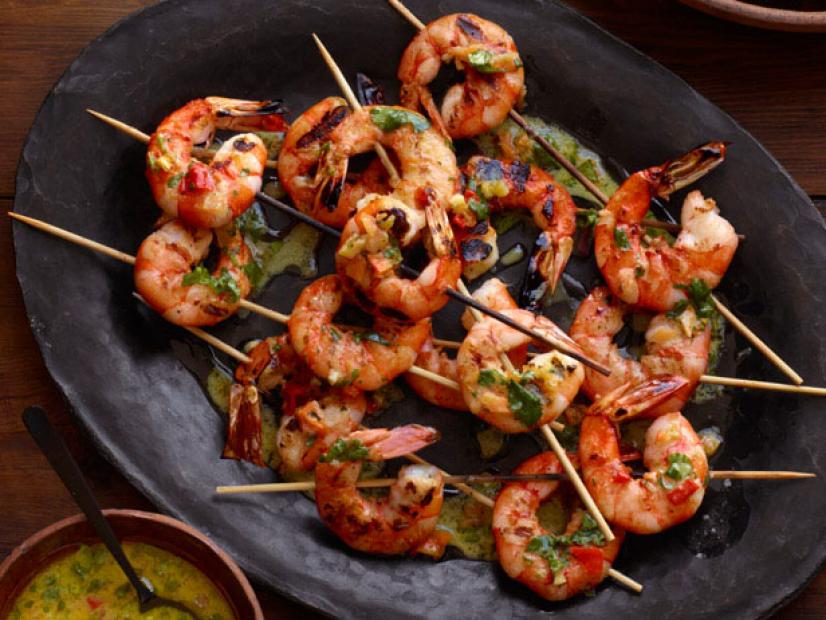 Grilled Shrimp With Orange-Habanero Mojo