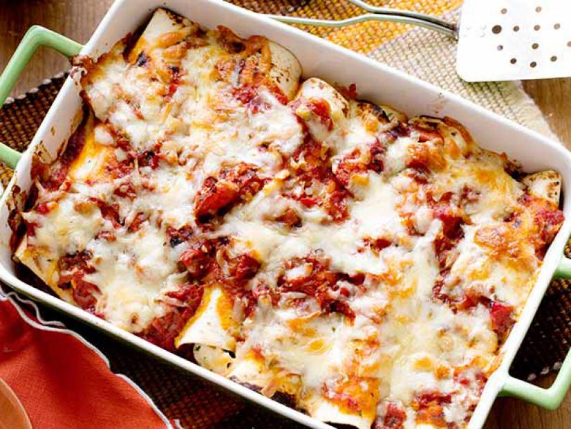 Chicken and Chorizo Spanish Enchiladas