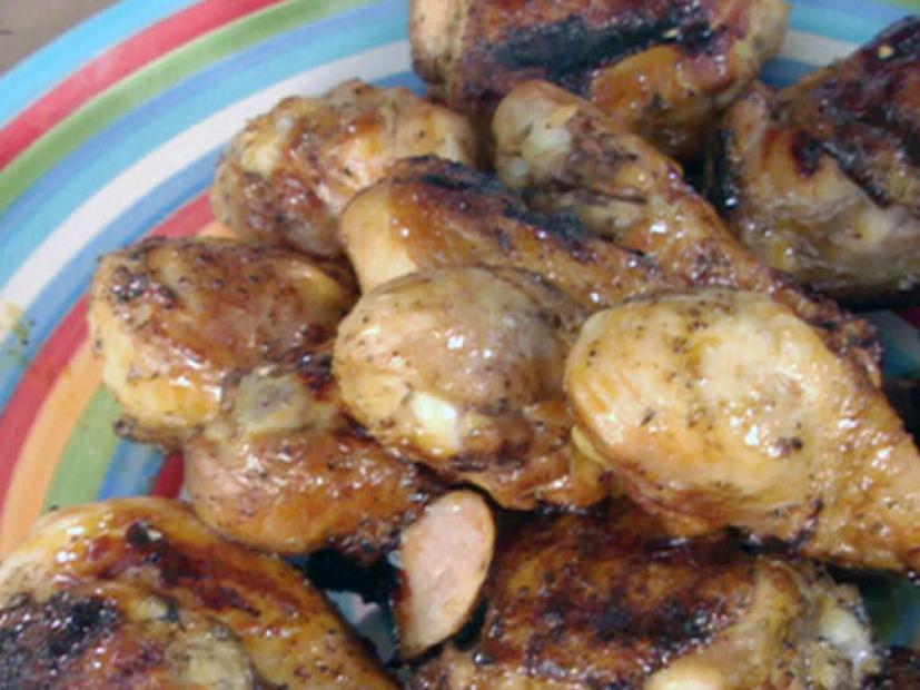 Tangerine-Maple Glazed Chicken Thighs and Drumsticks