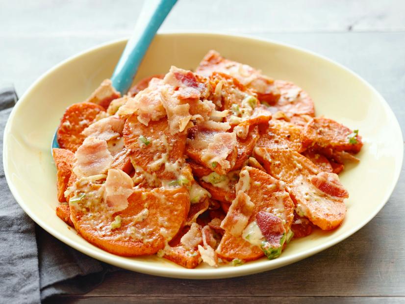 Spicy Smoked Sweet Potato Salad