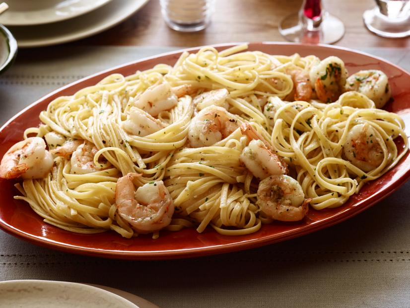 Shrimp Scampi with Linguini