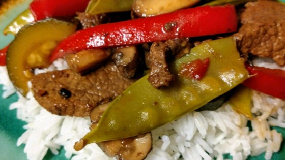 Asian Beef with Snow Peas