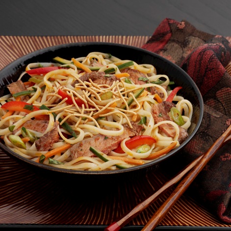 Spicy Asian Beef & Noodles