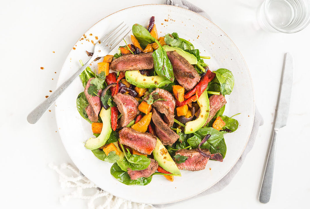 Beef and Avocado Fajitas