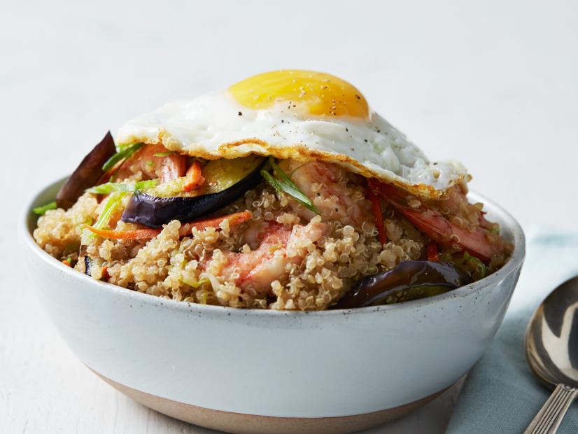 Quinoa Shrimp Fried “Rice”