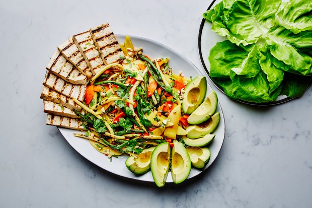 Grilled Thai Green Bean Salad