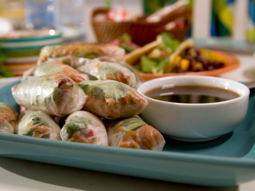 Shredded Pork Summer Rolls