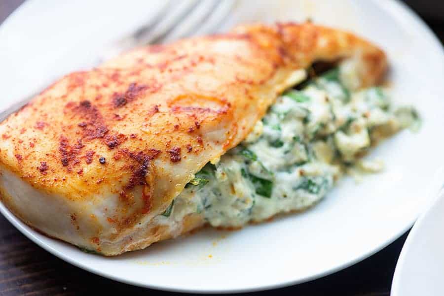 Orange And Spinach-Stuffed Chicken Breasts