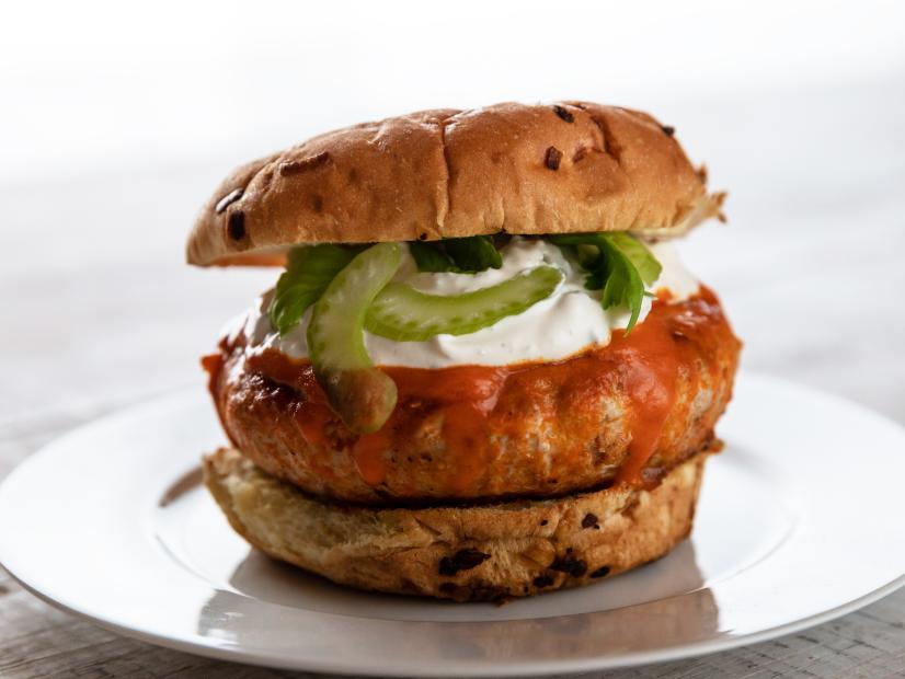 Buffalo Chicken Burgers