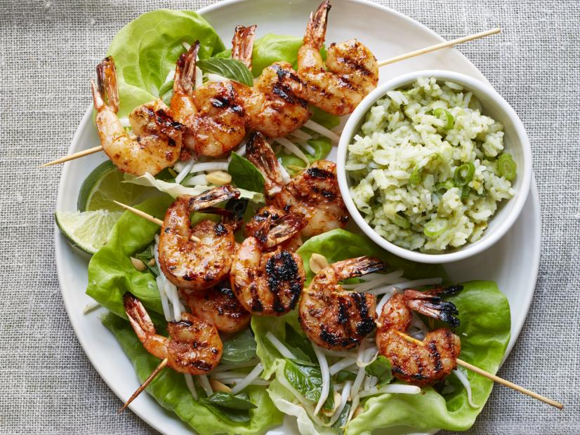 Thai-Style Basil Shrimp with Basil-Coconut Rice