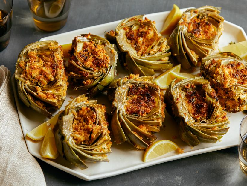 Crab Cake-Stuffed Artichokes