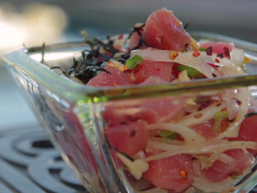 Ahi Poke and Seaweed Salad