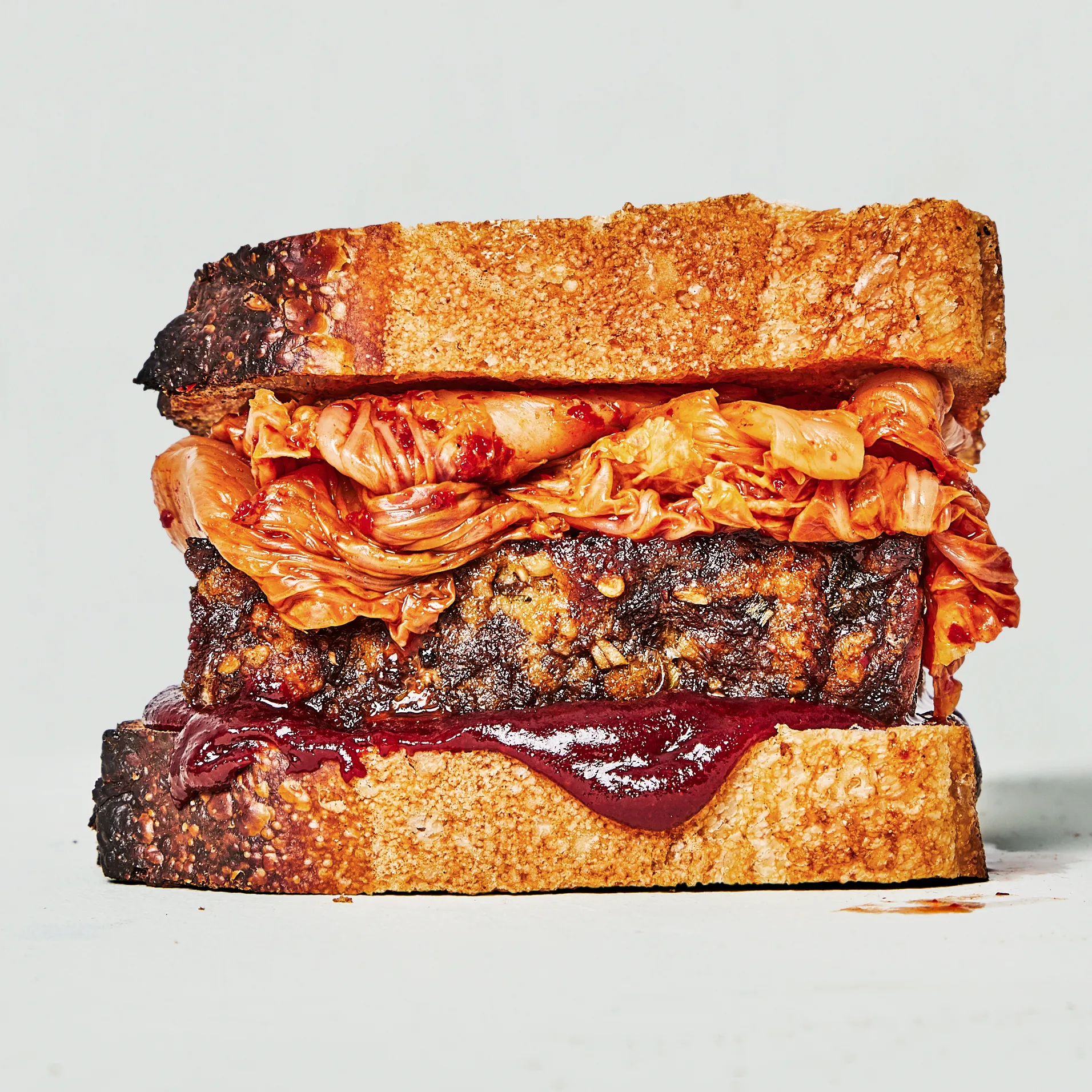 Bulgogi-Style Meatloaf Sandwich
