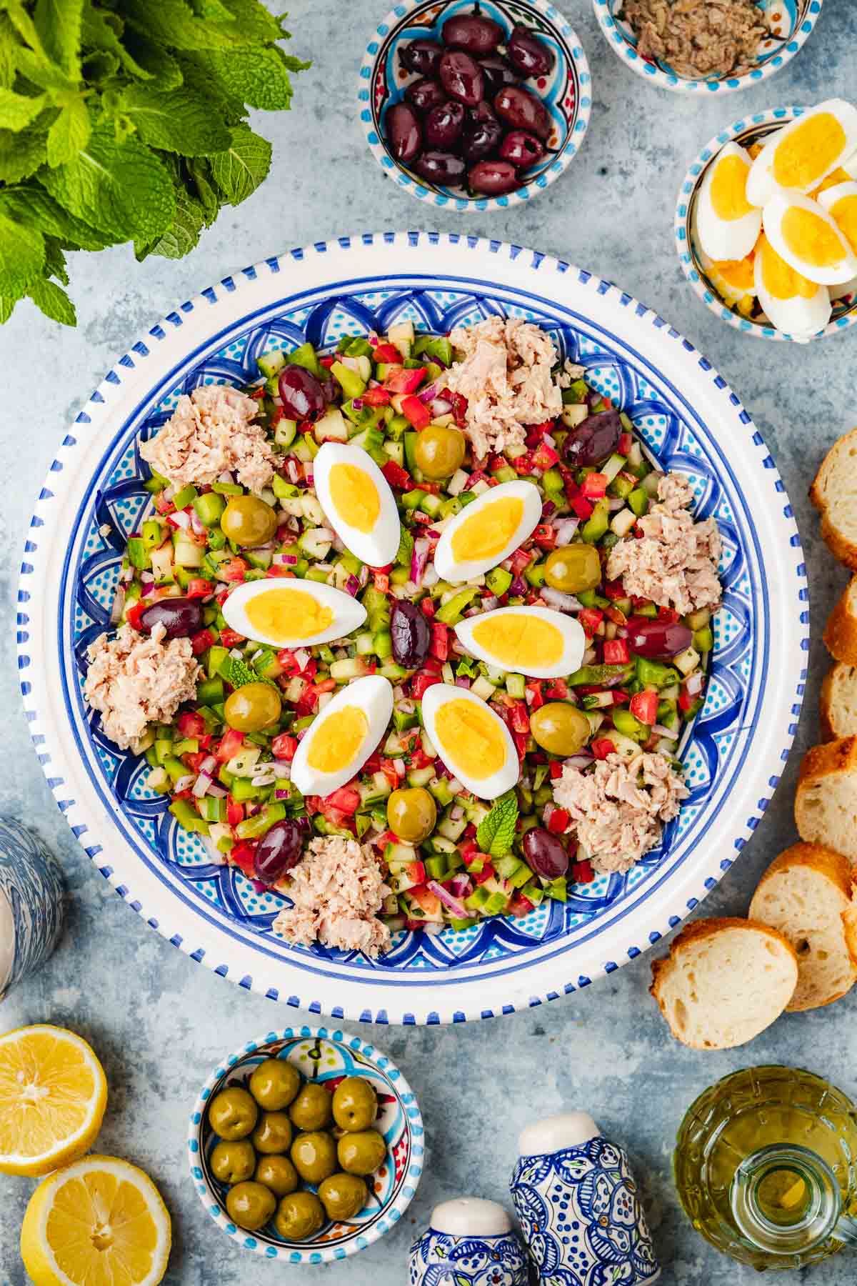 Slata Tounsiya (Tunisian Salad)